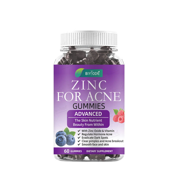 BIYODE Zinc for Acne Gummies (Advanced Formula)