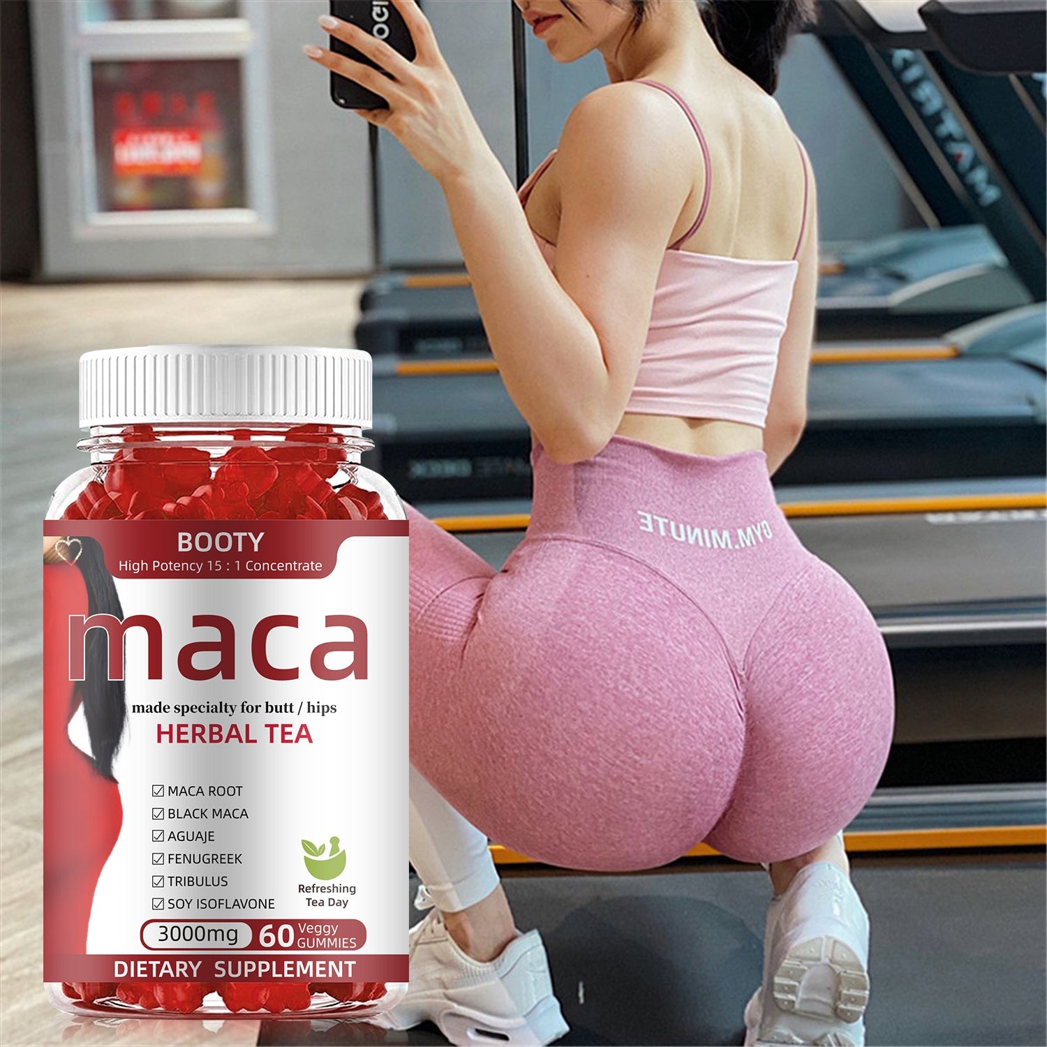 BIYODE Maca Herbal Tea Gummies