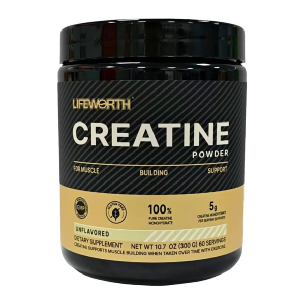 LIFEWORTH Creatine Powder – Pure Muscle Support