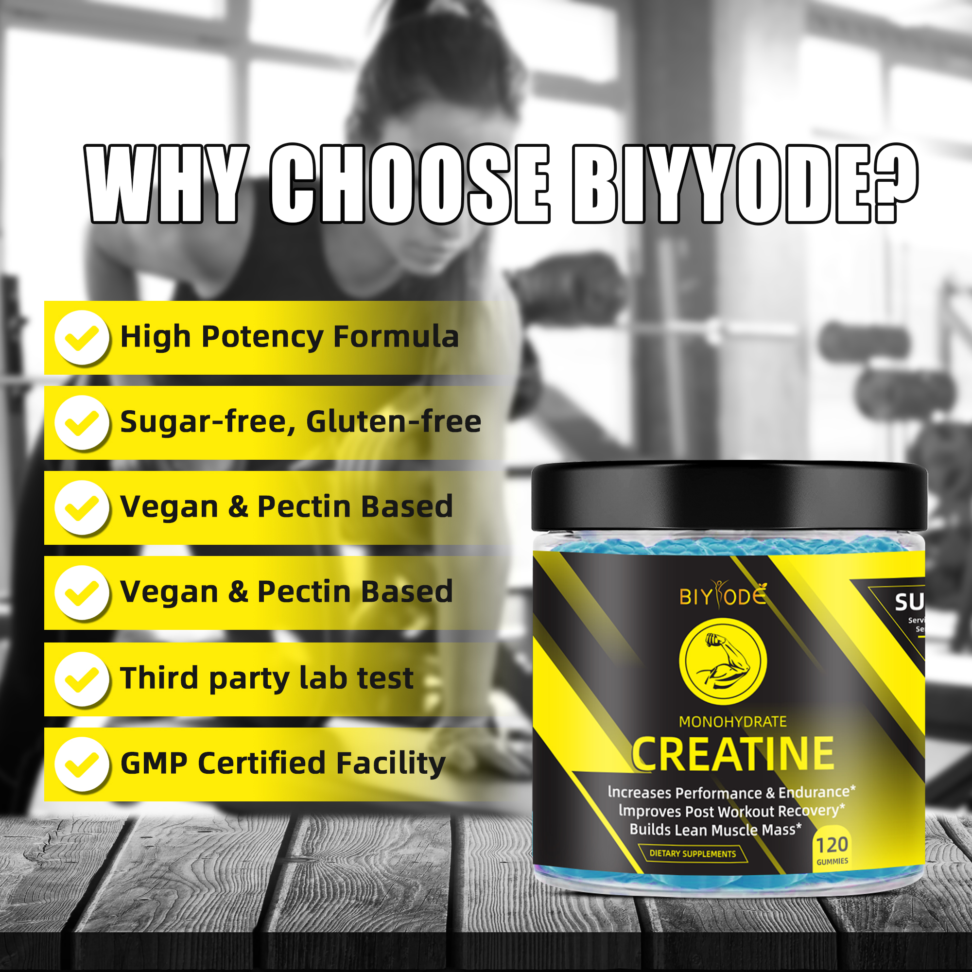BIYODE Creatine Monohydrate