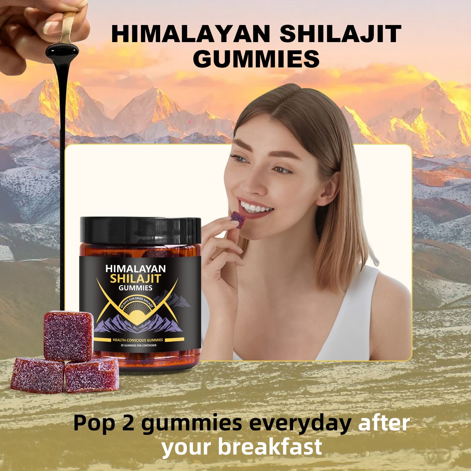 BIYODE Himalayan Shilajit Gummies