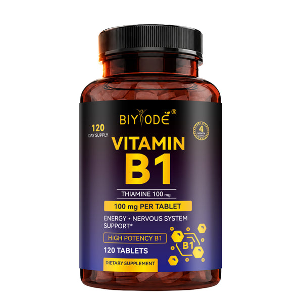 BIYODE Vitamin B1 (Thiamine) 100mg Tablets