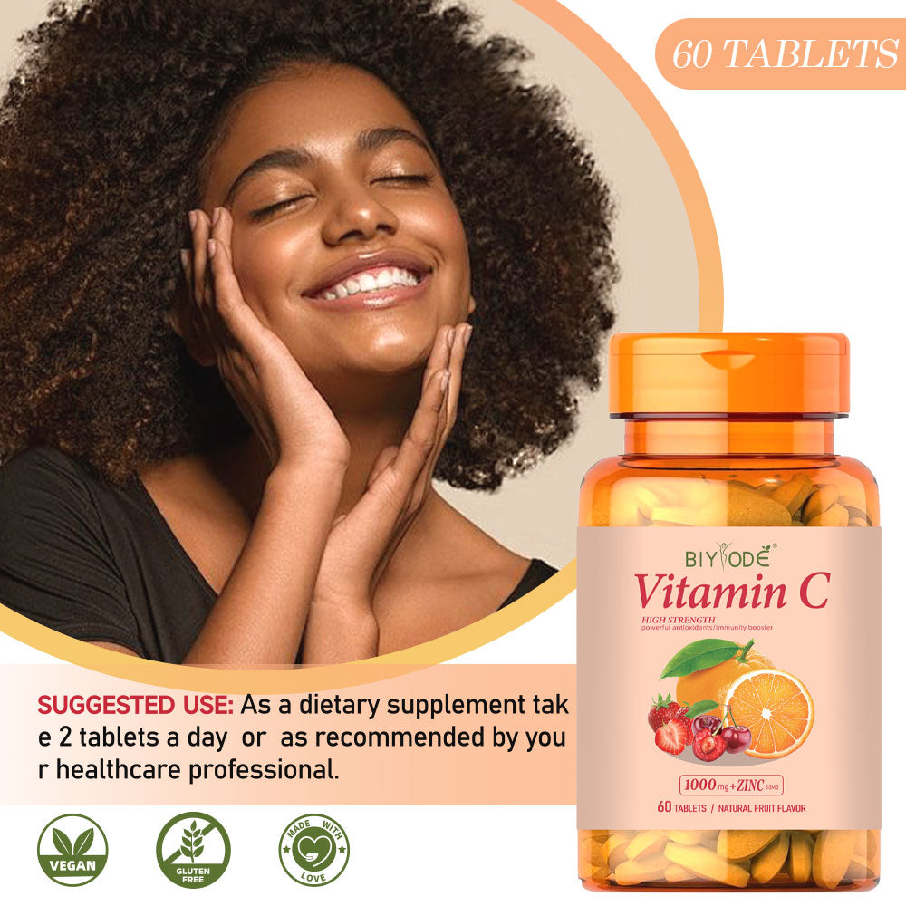 BIYODE Vitamin C + Zinc (1000mg)