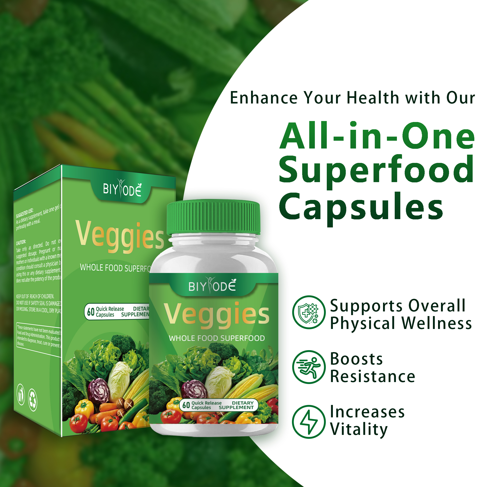 BIYODE Veggies Whole Food Superfood