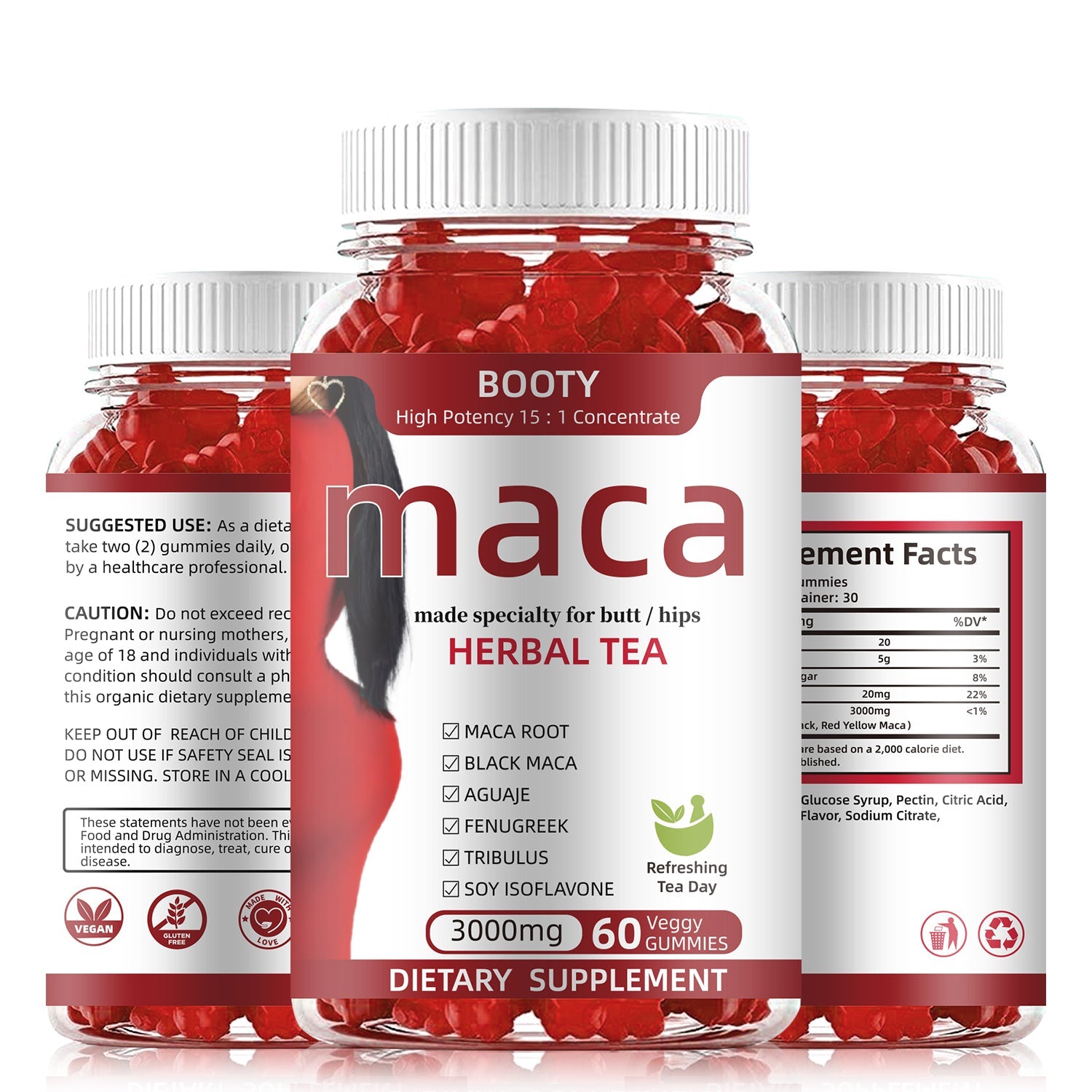 BIYODE Maca Herbal Tea Gummies
