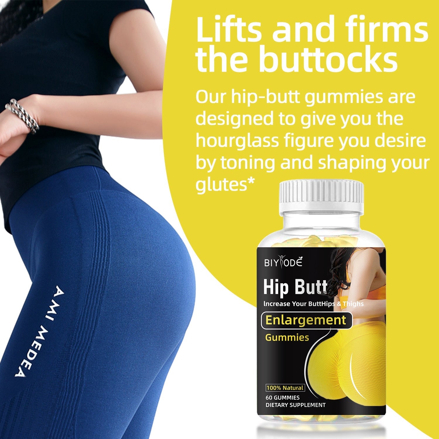 BIYODE Hip Butt Enlargement Gummies