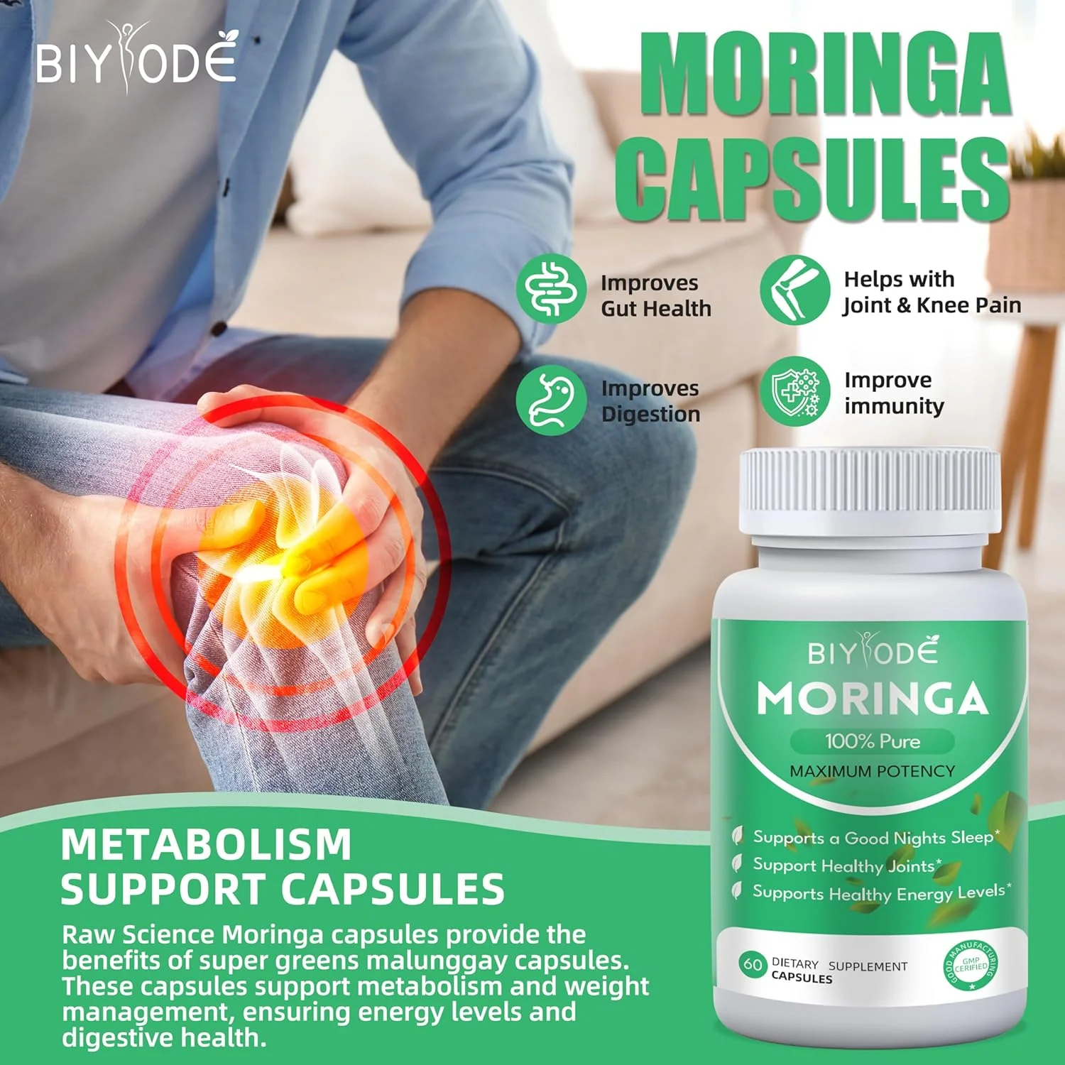 BIYODE Moringa Capsules