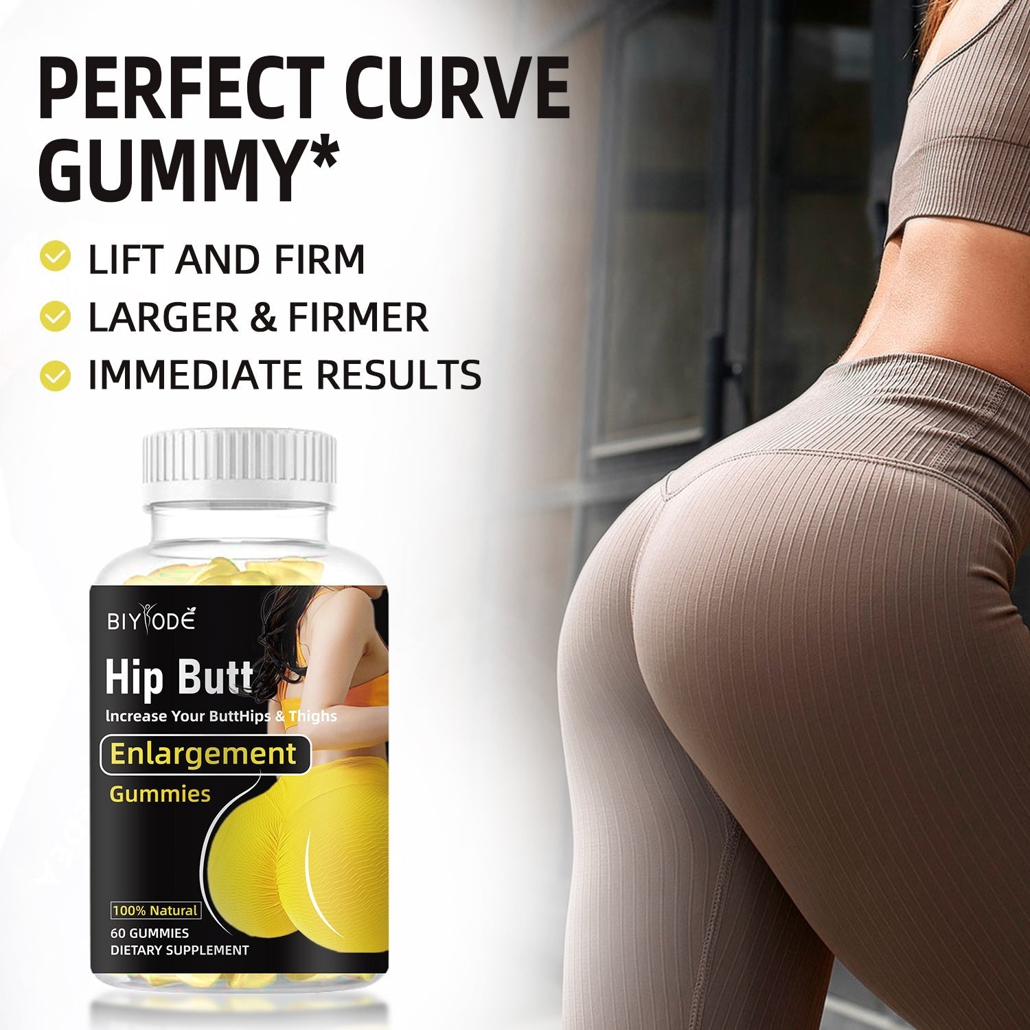 BIYODE Hip Butt Enlargement Gummies