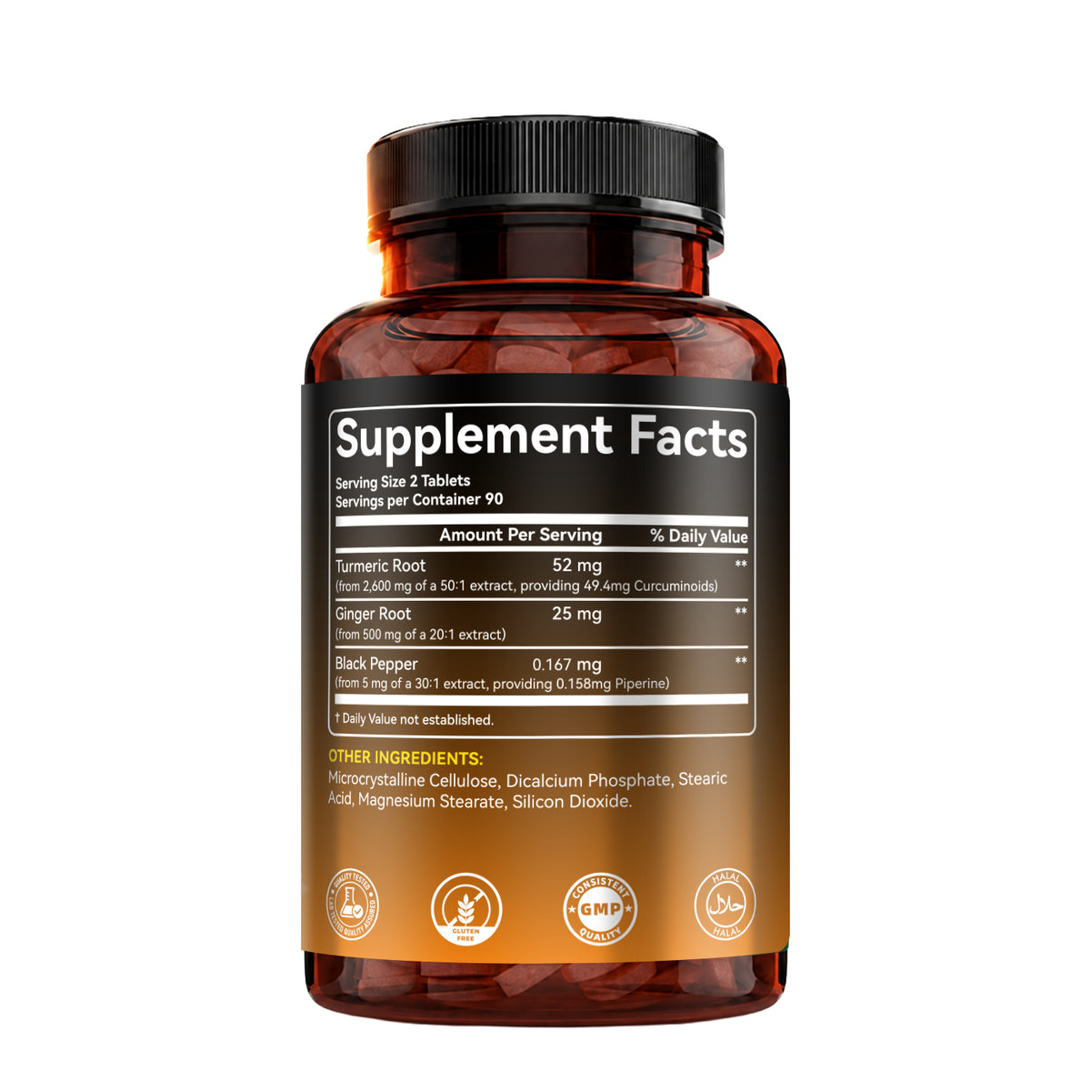 BIYODE High-Potency Turmeric Curcumin &amp; Ginger Complex