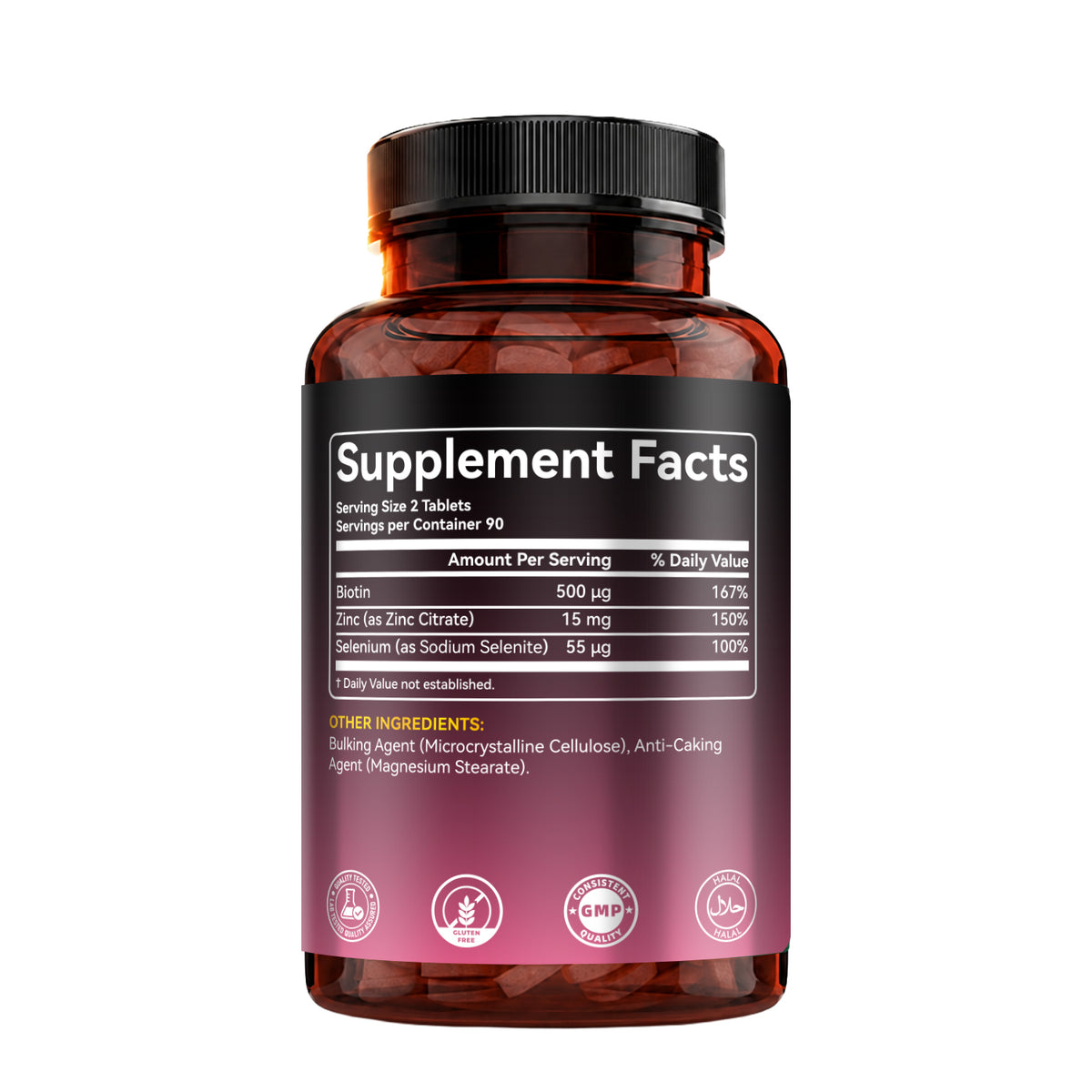 BIYODE Biotin+ Zinc &amp; Selenium Complex Tablets