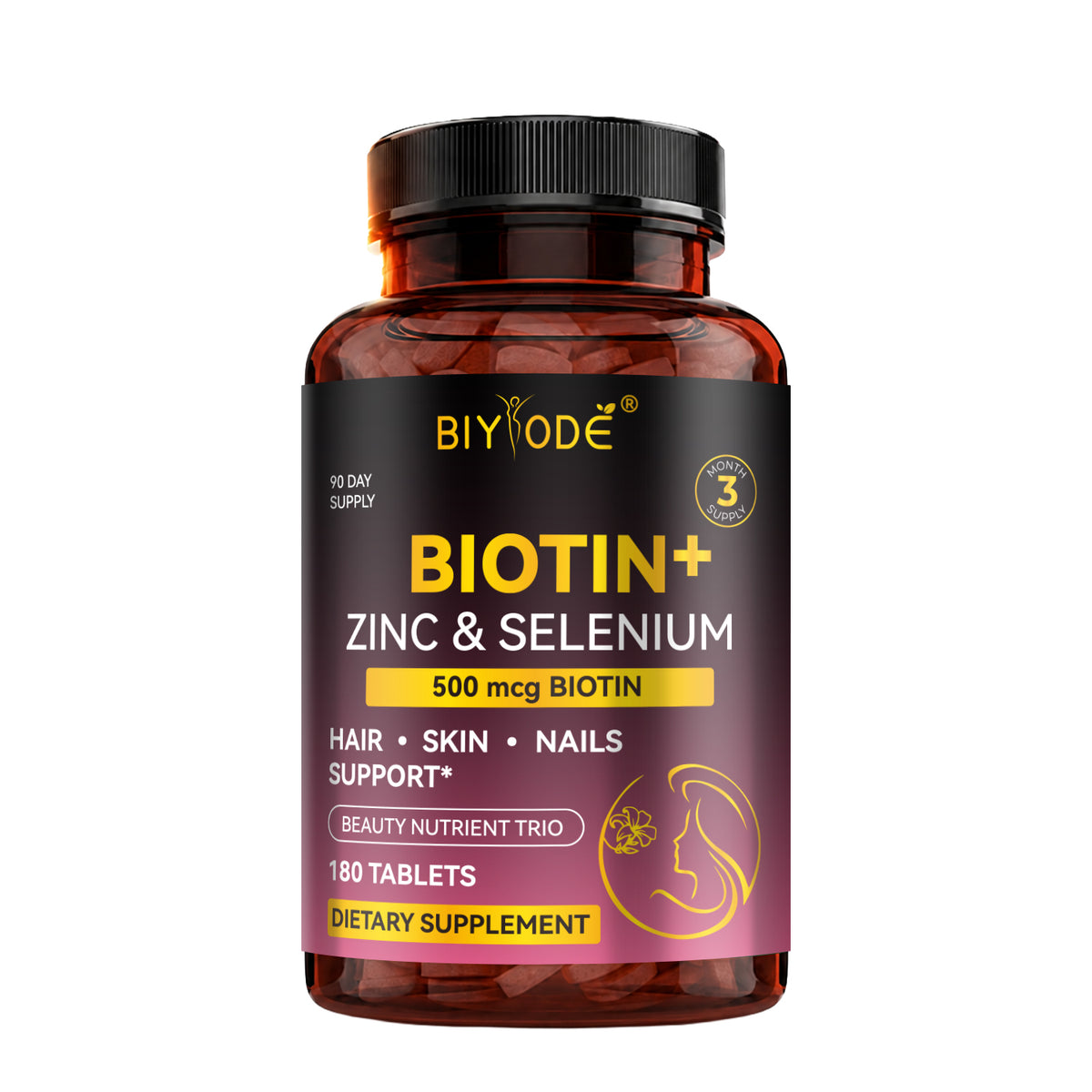 BIYODE Biotin+ Zinc &amp; Selenium Complex Tablets