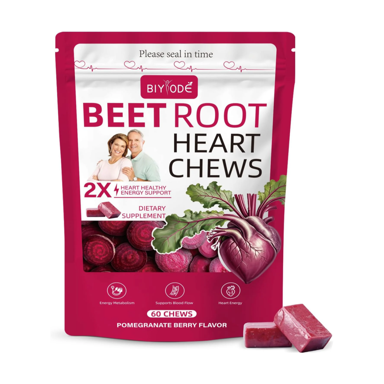 BIYODE Beetroot Gummy Candy