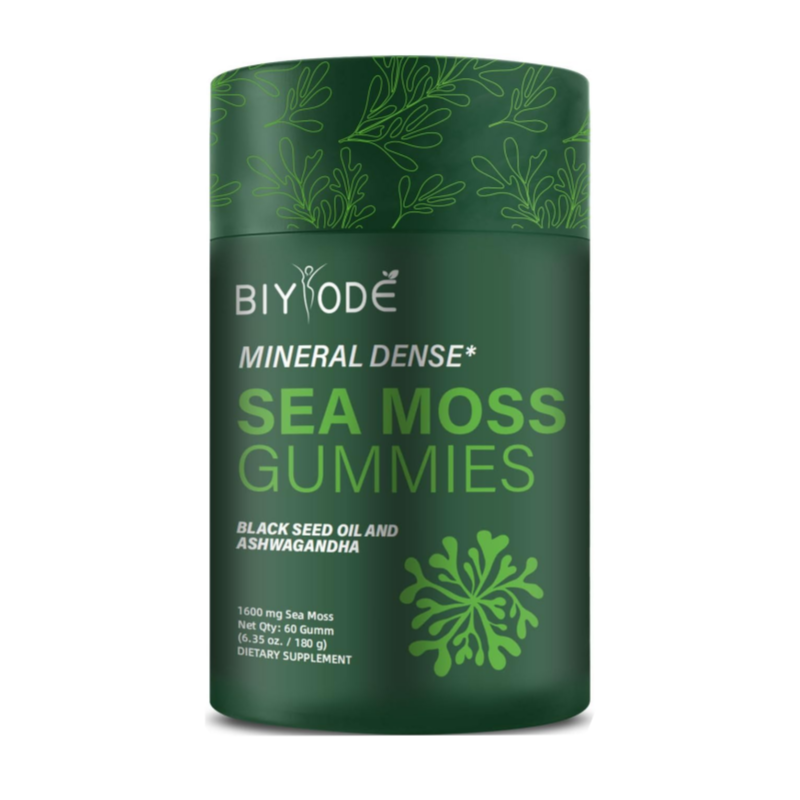 BIYODE Seaweed Gummies 1600mg, 60 Gummies