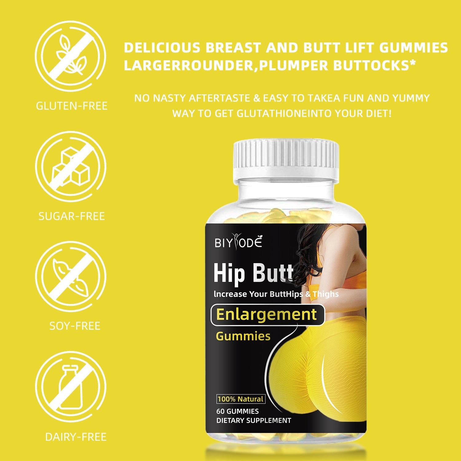 BIYODE Hip Butt Enlargement Gummies
