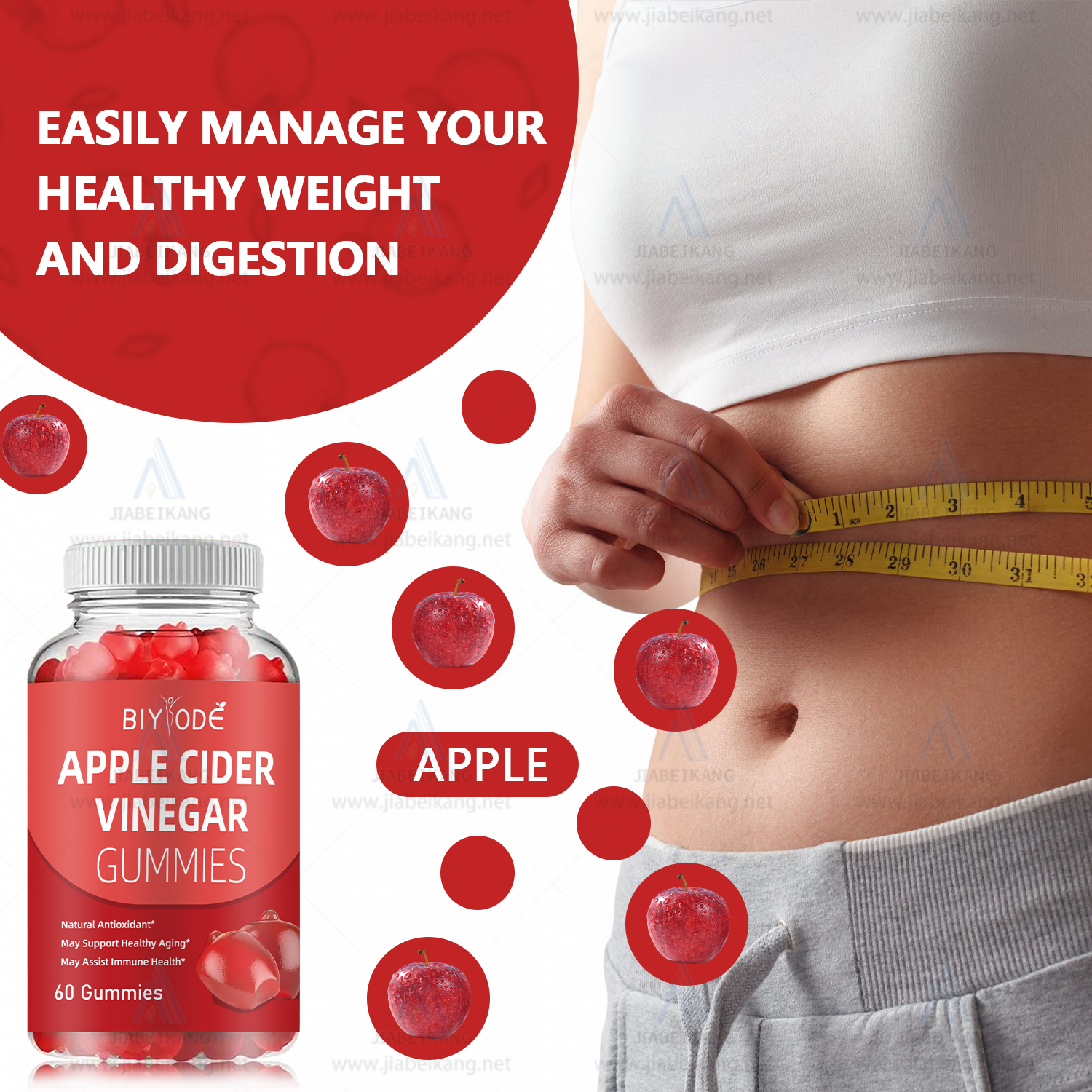 BIYODE Apple Cider Vinegar Gummies