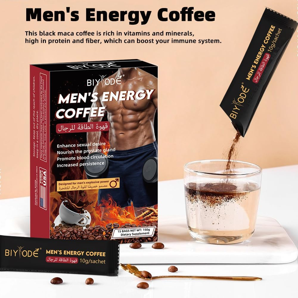 BIYODE Men's Energy Coffee