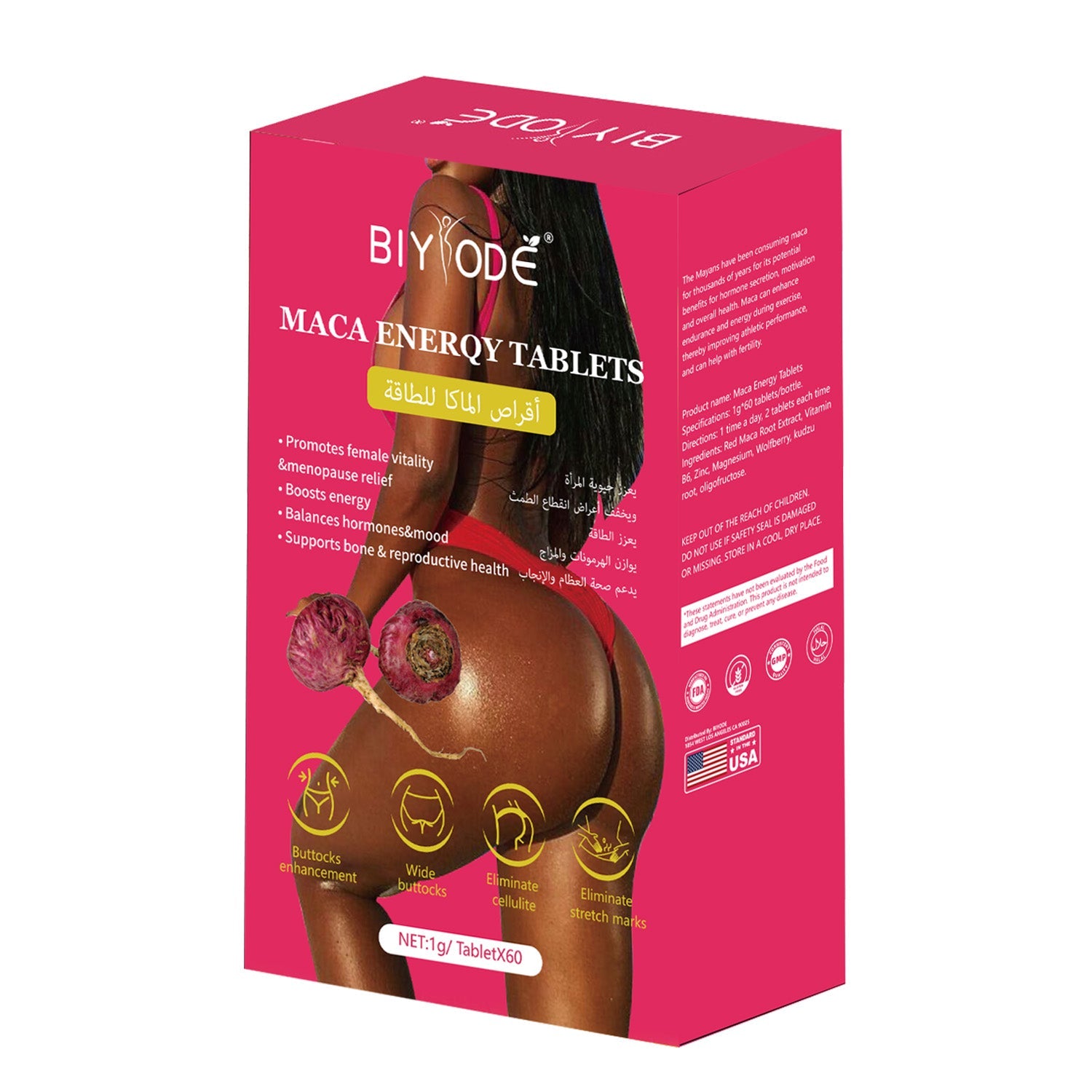 BIYODE Maca Energy Tablets