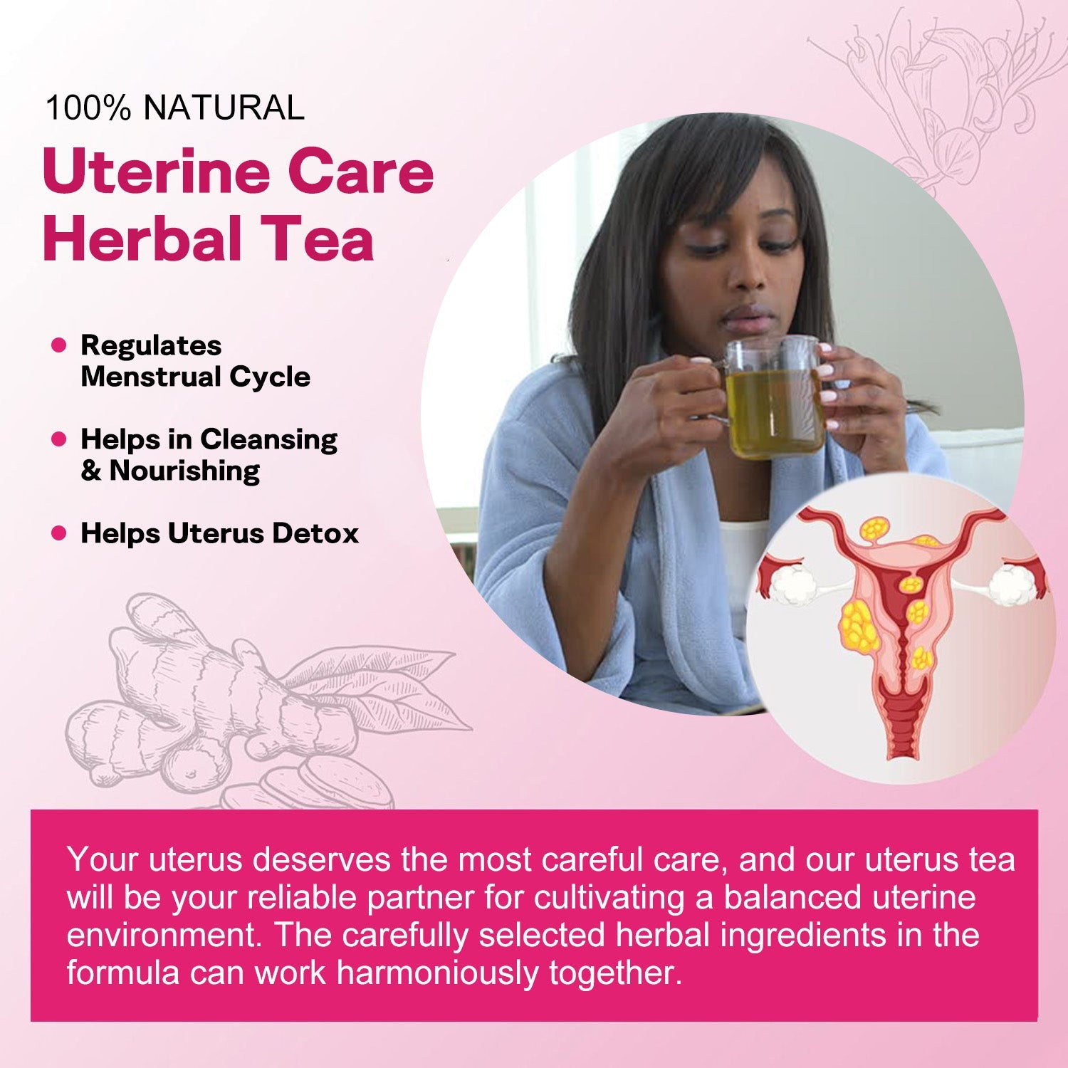 BIYODE Uterine Care Herbal Tea