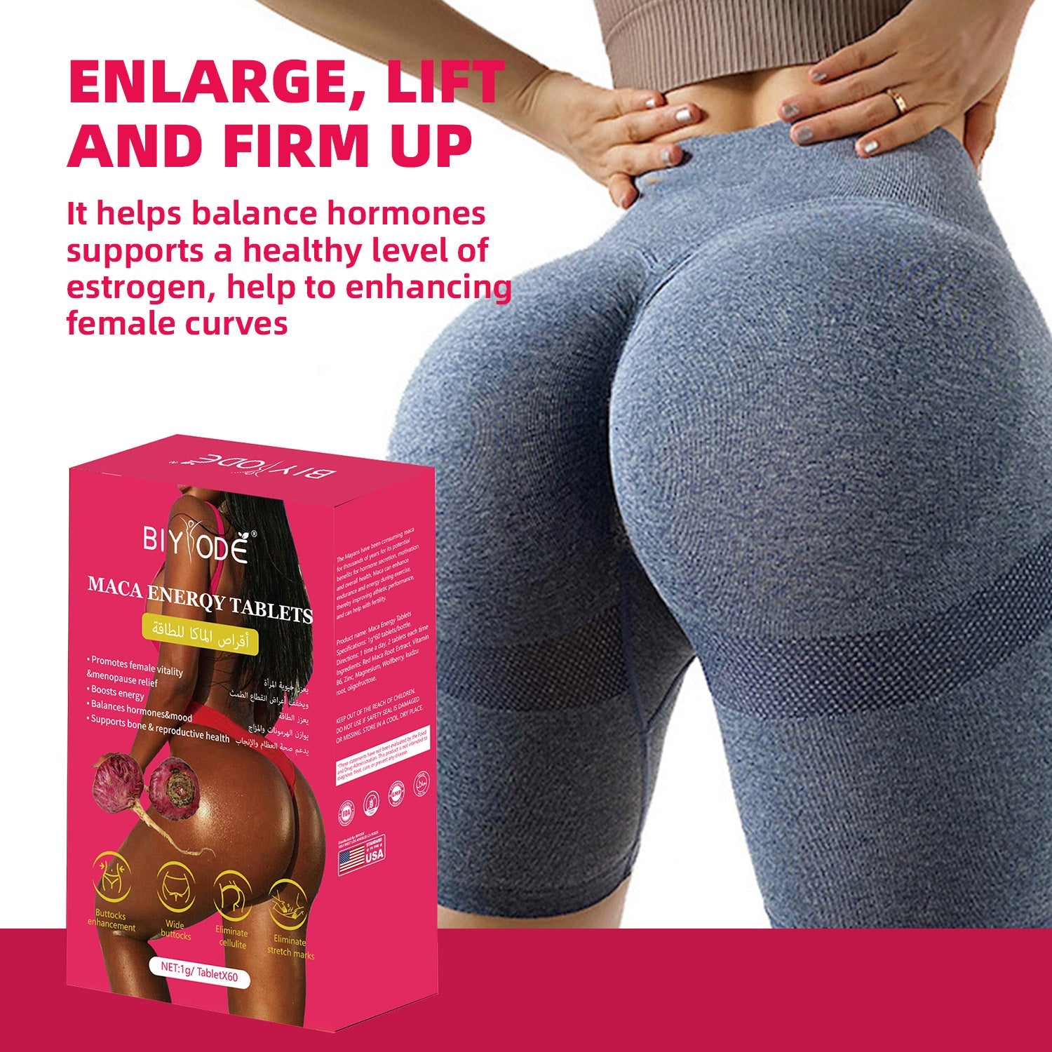 BIYODE Maca Energy Tablets