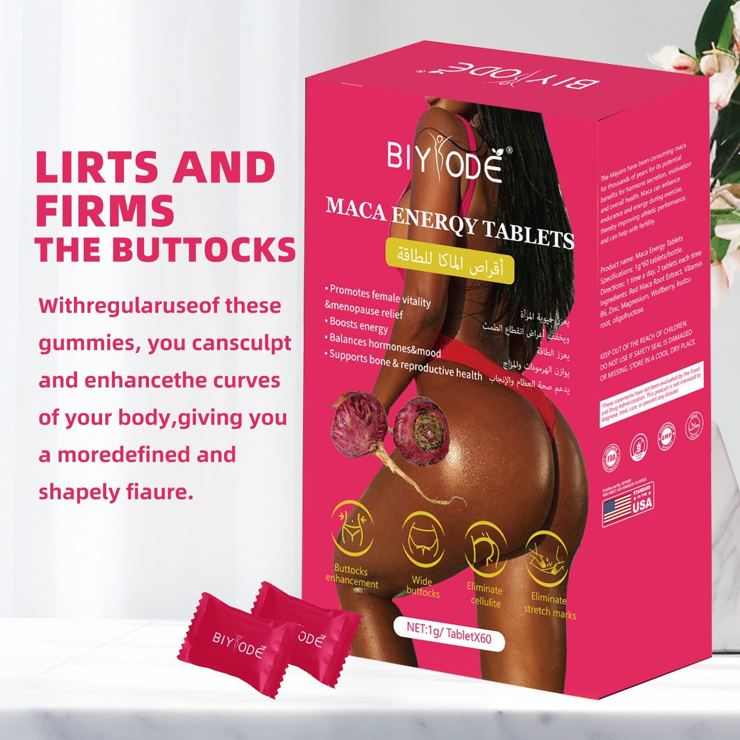 BIYODE Maca Energy Tablets
