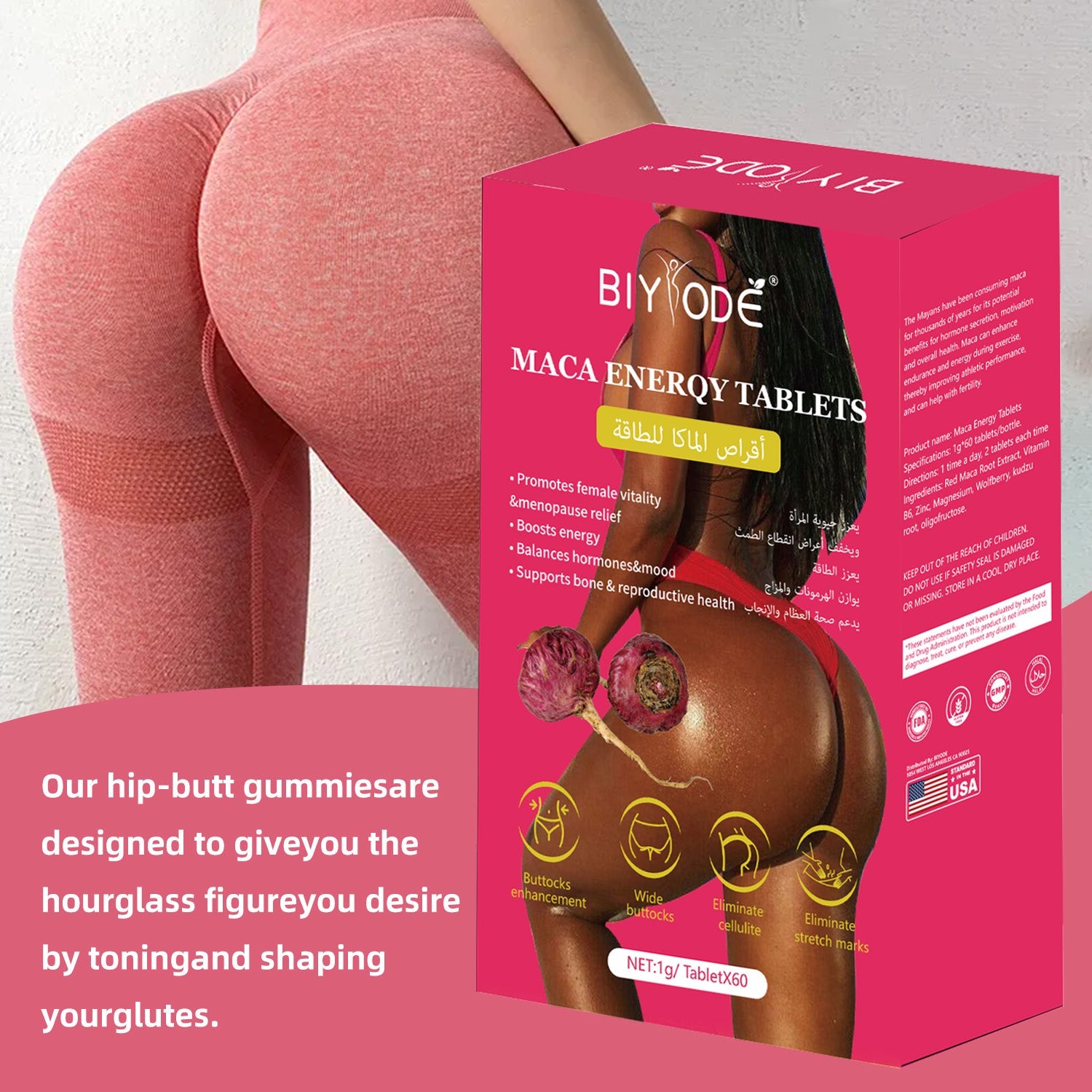 BIYODE Maca Energy Tablets